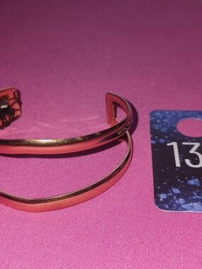 paparazzi Rose Gold Double Band Cuff Bracelet